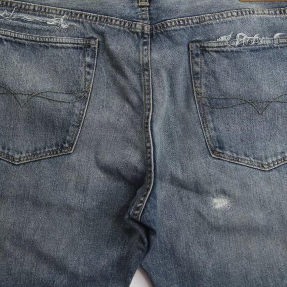 Polo Ralph Lauren Denim The Varick Slim Straight Distressed Jeans - Picture 3 of 5